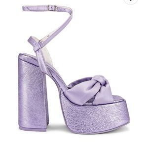 Jeffrey Campbell platform sandal lavender color size 8, with box